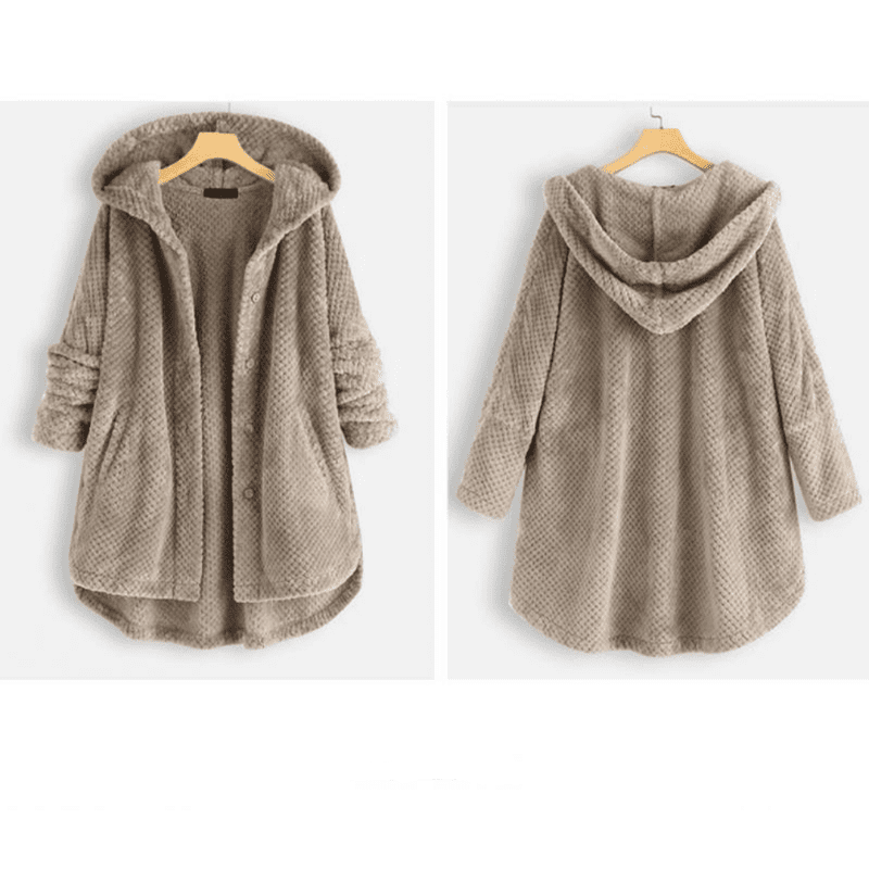 Fleece Jacket – Reversible Hood & Warm Layering Fit