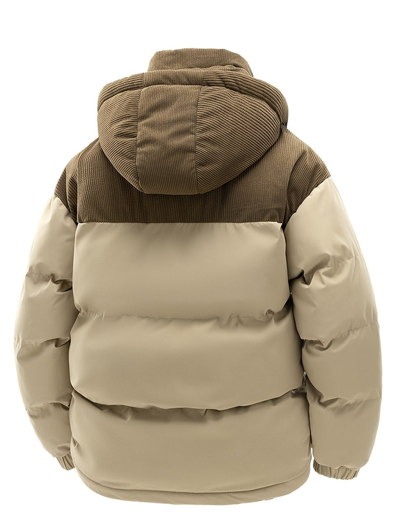 Puffer Jacket - Hooded Thick Fill & Warm Insulation