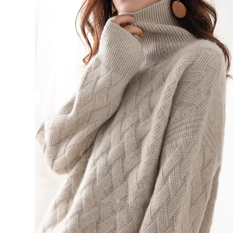 Wool-Blend Sweater - Loose Shape And Warm Layering Fit