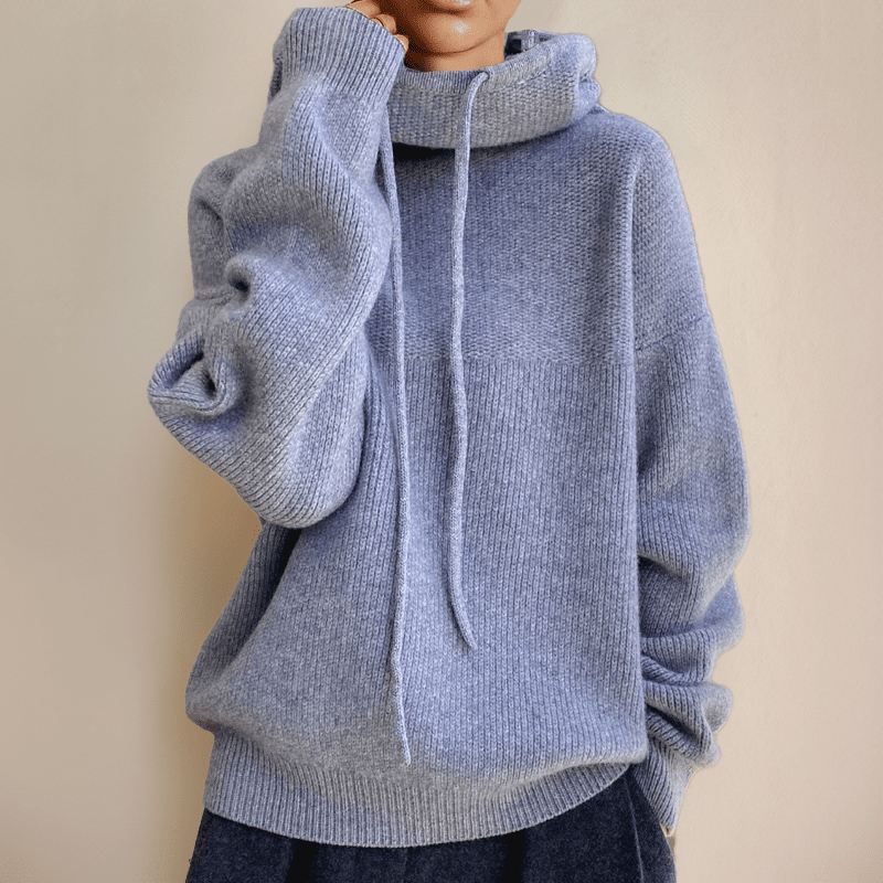 Wool-Blend Turtleneck Sweater - Silky Feel And Warmth