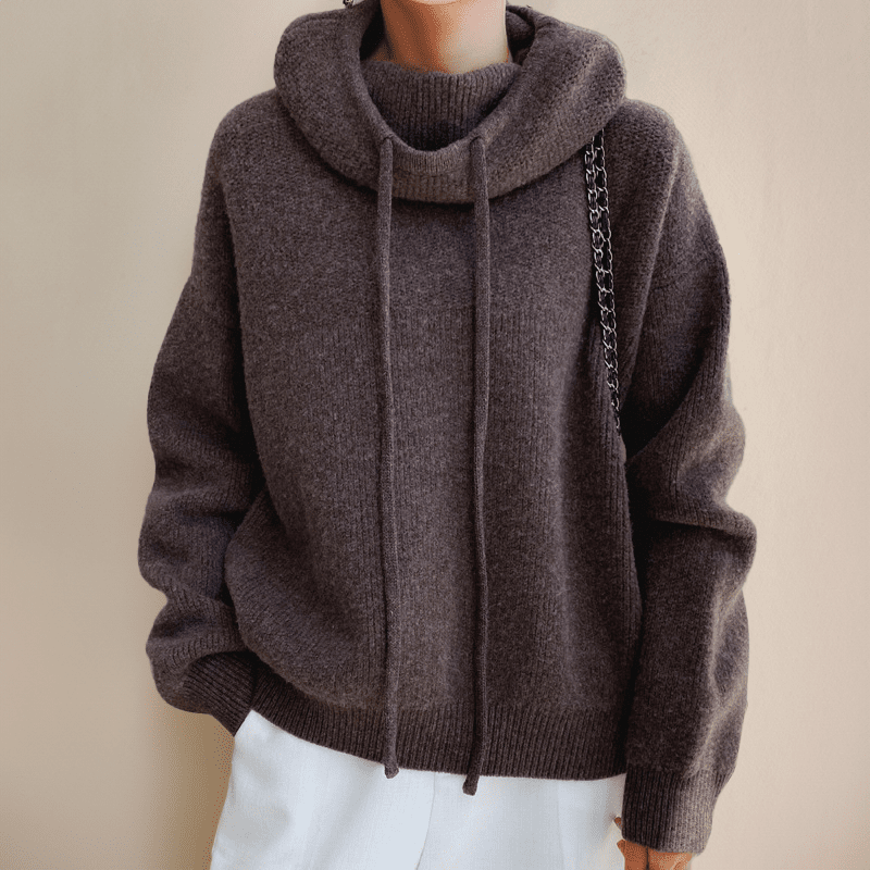 Wool-Blend Turtleneck Sweater - Silky Feel And Warmth