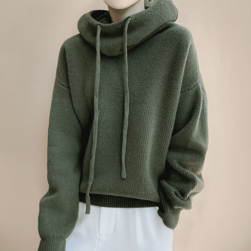 Wool-Blend Turtleneck Sweater - Silky Feel And Warmth