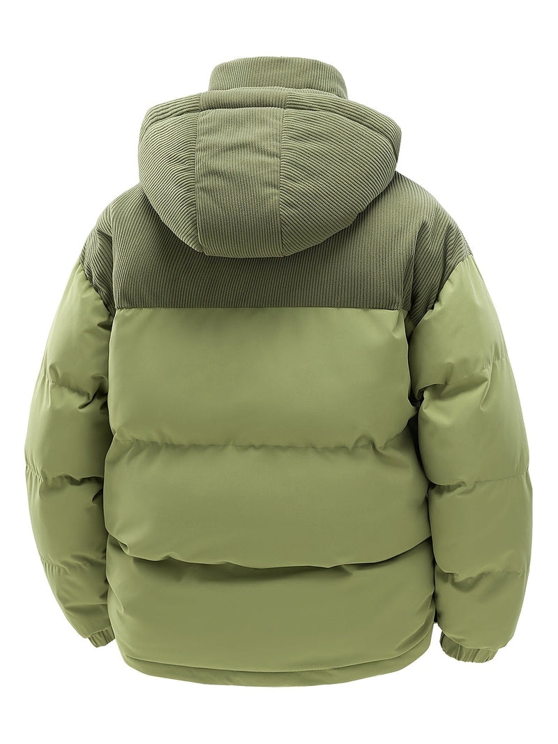 Puffer Jacket - Hooded Thick Fill & Warm Insulation