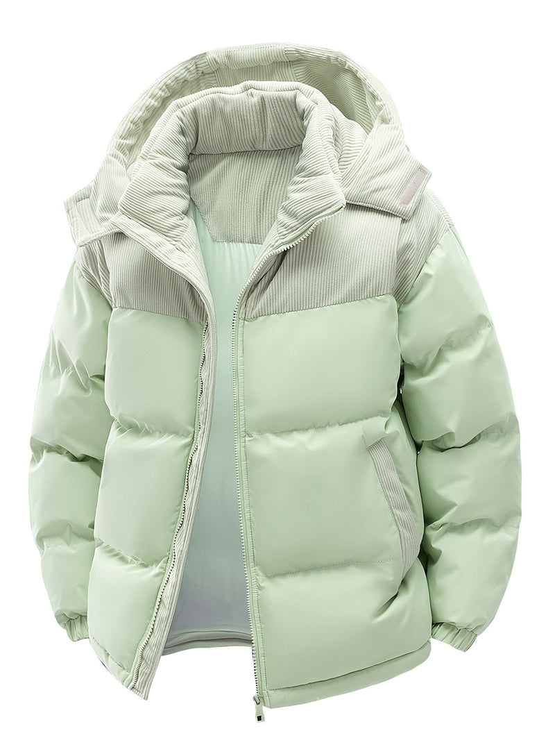 Puffer Jacket - Hooded Thick Fill & Warm Insulation