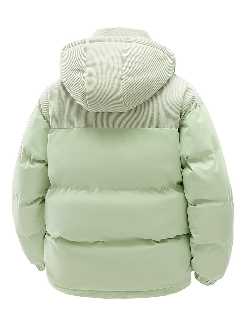 Puffer Jacket - Hooded Thick Fill & Warm Insulation